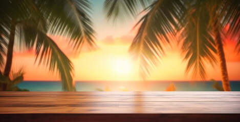 Obraz premium Empty table top good for product display