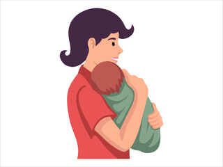 Hand drawn Mother day illustration