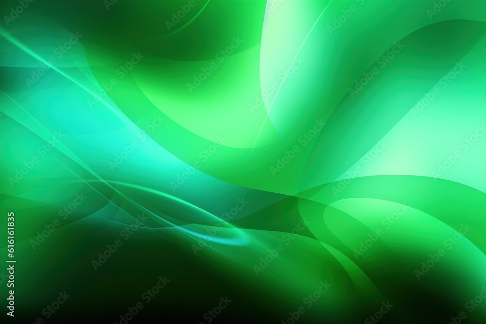 Poster green gradient background for design. Generated by AI.