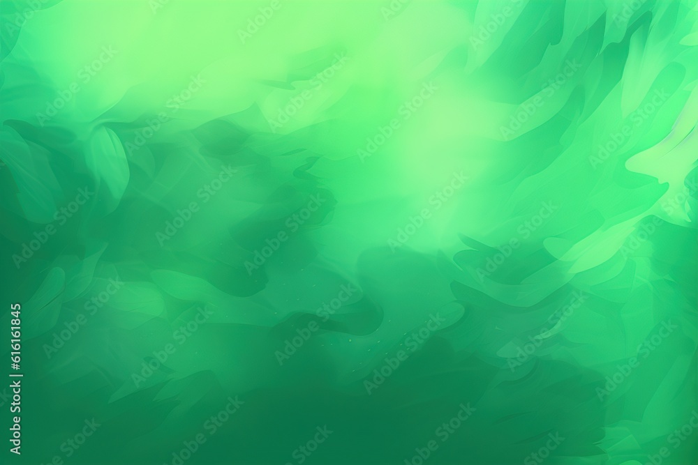 Poster green gradient background for design. Generated by AI.