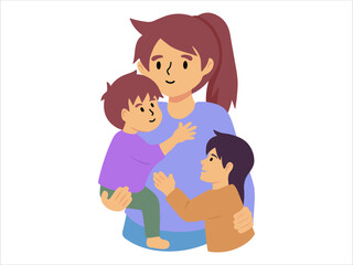 Mother day People Character illustration