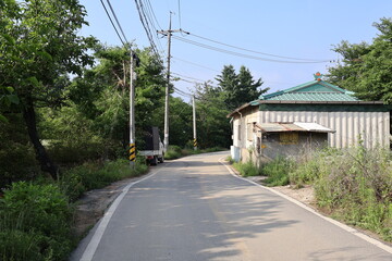 한국의 시골 길