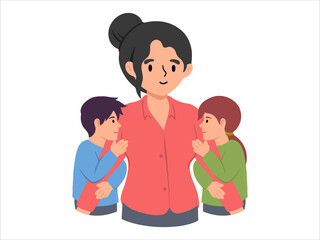 Mother day People Character illustration