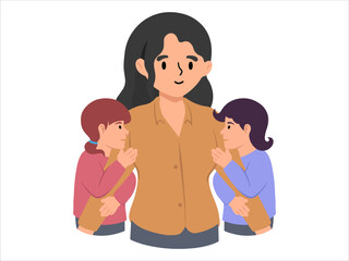 Mother day People Character illustration