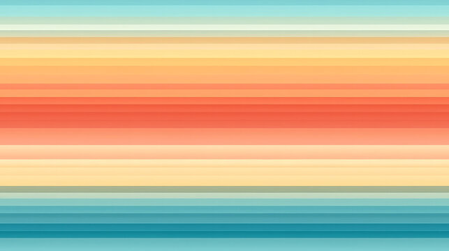 Retro stripe seamless pattern background with warm and cool colors