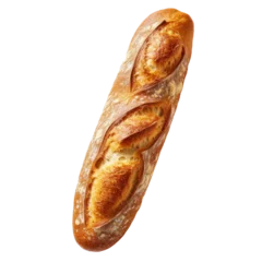 Abwaschbare Fototapete Bäckerei Bread isolated on white