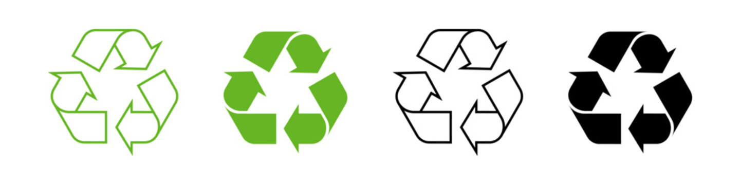 Recycle symbol set