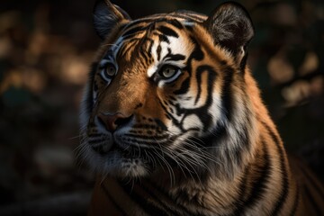 Fototapeta na wymiar Tiger. Generative ai