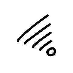 Hand Drawing Wifi , Conection Icon