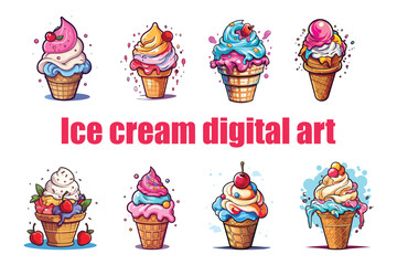 creative Ice cream vector 