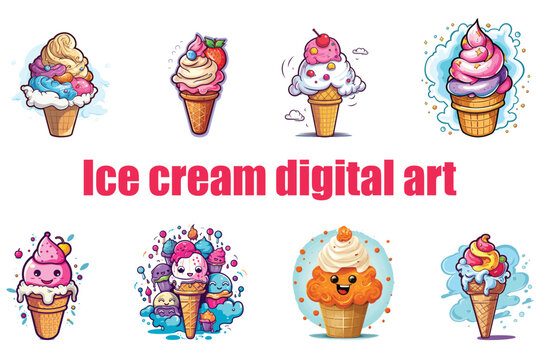creative Ice cream vector 