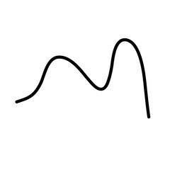 Squiggly Line Element Decoration