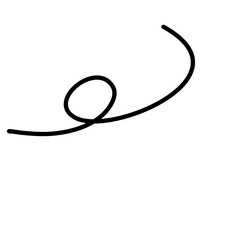 Squiggly Line Element Decoration