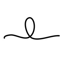 Squiggly Line Element Decoration
