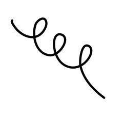 Squiggly Line Element Decoration