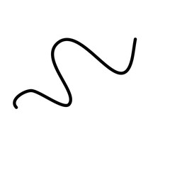 Squiggly Line Element Decoration