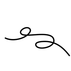 Squiggly Line Element Decoration