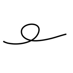 Squiggly Line Element Decoration