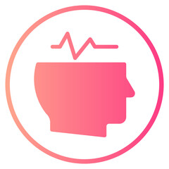 brain gradient icon