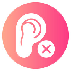 no listen gradient icon