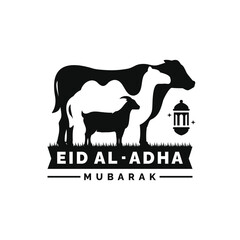 Eid Al Adha illustration. Idul Adha illustration design vector
