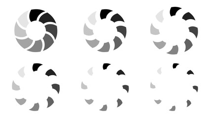 Fototapeta premium Enhance user experiences with captivating animations. Perfect for websites, apps, interfaces. Grab attention and keep users engaged. Versatile and dynamic loading icons elevate your designs.