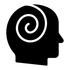 mind glyph icon