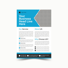 Amazing business cover modern, creative flyer layout 