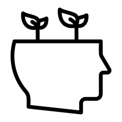 growing line icon
