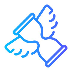 time gradient icon