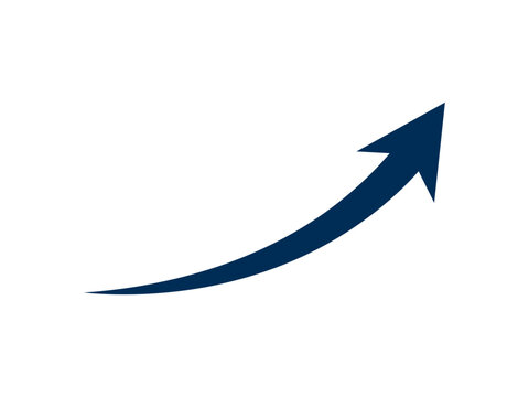 Vector up arrows, success arrow up icon vector illustration graphic design