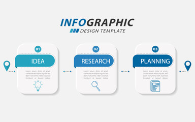 Timeline Creator infographic template. 3 Step timeline journey, calendar Flat simple infographics design template. presentation graph. Business concept with 3 options, vector illustration.