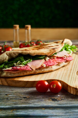 Calsonne pizza