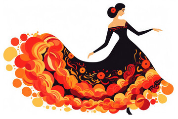 National Hispanic heritage month. Spanish culture celebration.