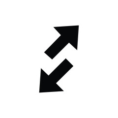 Fototapeta premium Scaling Arrow icon. Resize symbol template for graphic and web design collection logo vector illustration