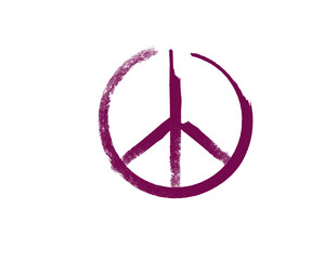 Hand Drawn Peace Symbol