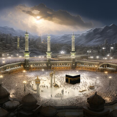 Beautiful kaaba hajj piglrimage in mecca umra eid al adha Photography