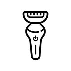 Shaving razor isolated outline icon