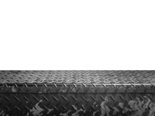 old diamond pattern metal floor plate for background  PNG transparent