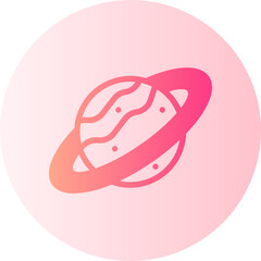 saturn gradient icon © ajat