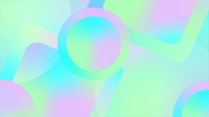 Fototapeta premium Abstract geometric gradient background. Digital art for poster, flyer, banner background or design element.