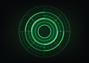 abstract background circle color green