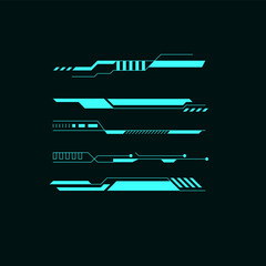 hud line elements, Futuristic Modern Sci Fi User Interface Set., Hud Screen, Game Virtual Screen.