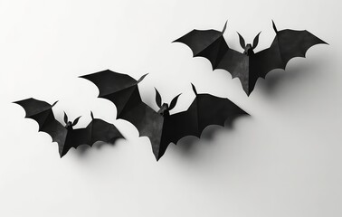 Halloween background with bats