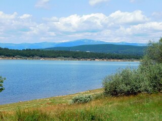 Fototapeta na wymiar reservoir of Cernadilla is in the Zamora province, Spain