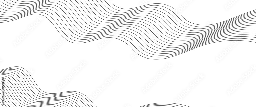 Aufkleber business background lines wave abstracts flowing stripe and curves design. wave line background with