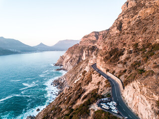 Road next to Sea on Mountain - Chapmans Peak Drive © Ronks