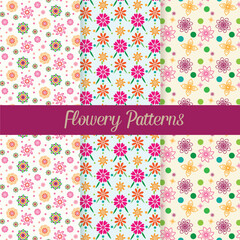 pattern with flowers 