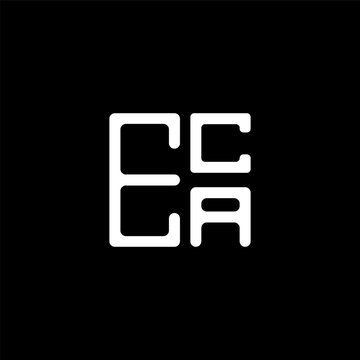 ECA letter logo abstract creative design. ECA unique design	