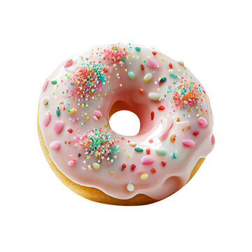 donut png images _ fast food images _ Indian food images _ donut in isolated in white background